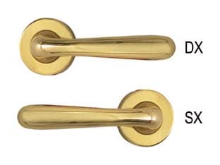 Mezza Maniglia Goccia in Zama Finitura Ottone Lucido Dx Cottali - 2