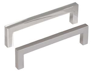 Maniglie per Mobili Fisse MOD.UN34 in Zama Interfori 96 mm Cromo Cod 347495 - 2