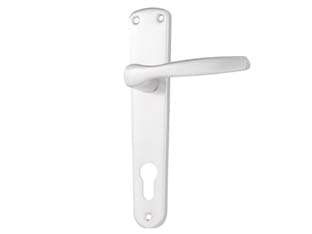 Maniglia Modello Alu con Placca in Alluminio Argento 90 mm 2 Cod 334402 - 2