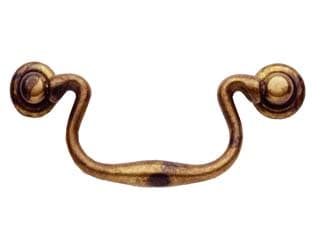 Maniglie per Mobili Snodate MOD.03019 in Ottone Anticato 115 5 Pezzi - 2