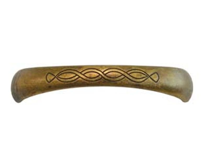 Maniglie per Mobili Fisse MOD.15081 in Zama Ottone Anticato 81 5 Pezzi – Metalstyle