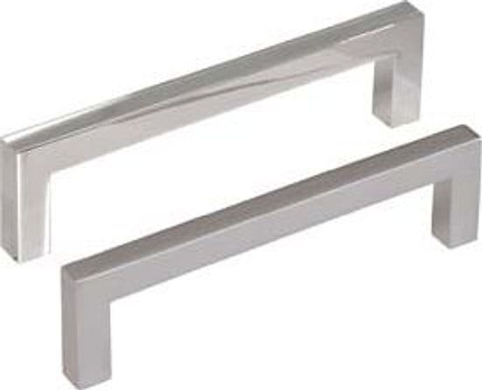 Maniglie per Mobili Fisse MOD.UN34 in Zama Interfori 128 mm Cromo 5 Pezzi - 2