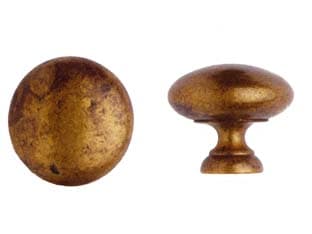 Pomoli per Mobili MOD.24228 in Ottone Anticato Ø 32 mm Metalstyle 5 Pezzi - 2