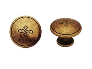 Pomoli per Mobili MOD.24130 in Zama Florence Ø 30 mm Metalstyle 10 Pezzi - 2