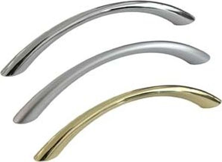 Maniglie per Mobili Fisse MOD.UP82 in Zama Interfori 96 mm 10 Pezzi - 2