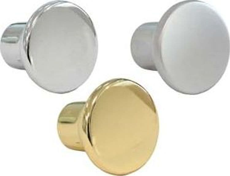 Pomoli per Mobili MOD.GA09 in Zama Ø 24 mm Cromo Opaco Metalstyle 5 Pezzi - 2