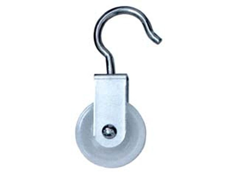 Carrucole con Gancio Ruota Nylon Ø 30 mm MMX12 24 Pezzi - 2