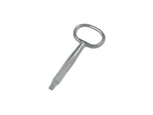 Chiave in Zama per Chiusura a Tavellino ART.023A 126 MMX27 Ibfm 20 Pezzi - 2