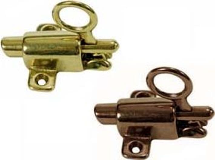Cricchetto per Sopraluce 63 MMX45X45H. in Ottone Lucido 5 Pezzi - 2