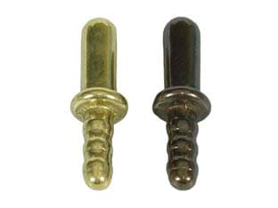 Incontro a Terra per Pinza Fermaporta Ø 8 mm MMX45H. in Ottone 10 Pezzi - 2