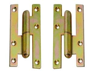Cerniere Paumelles in Acciaio Tropicalizzato 110 MMX55X3,0 Sx 12 Pezzi - 2