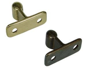 Incontro a Legno per Pinza Fermaporta 35 MMX23X14H. in Ottone 10 Cod 99714 - 2