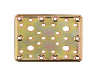 Piastra di Giunzione Pesante Dritta Larghezza 100 mm ART.776 120 25 Pezzi - 2
