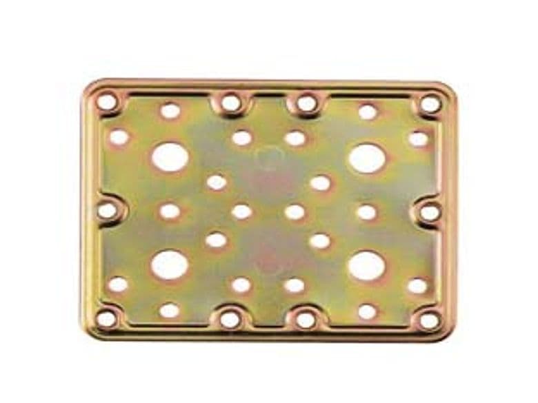 Piastra di Giunzione Pesante Dritta Larghezza 100 mm ART.776 160 5 Pezzi – Aldeghi