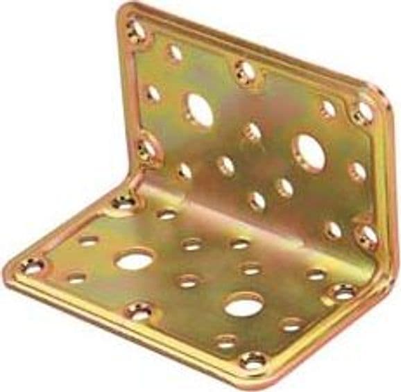 Piastra di Giunzione Pesante ad Angolo Larghezza 100 mm ART.777 80 20 Pezzi – Aldeghi