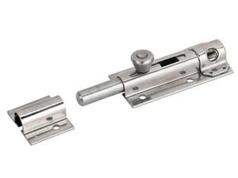 Catenaccio Portalucchetto Inox Leggero Asta Tonda ART.248IN 100 2 Pezzi - 2