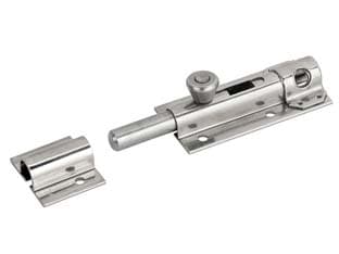 Catenaccio Portalucchetto Inox Leggero Asta Tonda ART.248IN 100 2 Pezzi - 2
