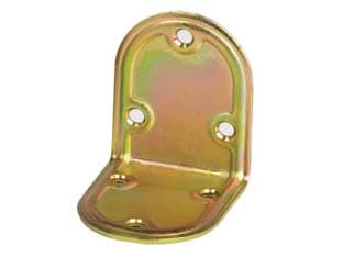 Piastra di Giunzione Piegata ad Angolo Arrotondata ART.971 100 25 Pezzi - 2