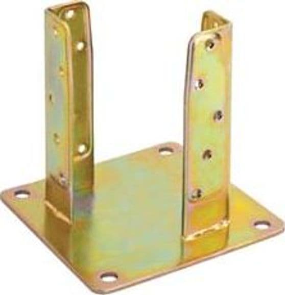 Supporto a Pavimento con Piastra per Trave ART.800 62 MMX62 Spessore 5 mm - 2