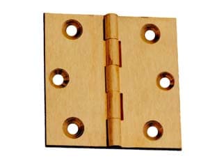 Cerniere Ottone Fresate Piane 35 MMX35 24 Pezzi - 2