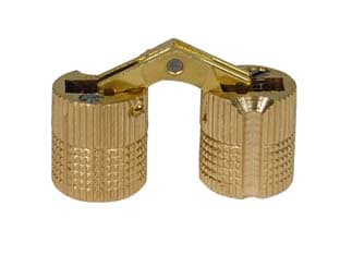 Cerniere Invisibili Cilindriche in Ottone Ø 12 mm 6 Pezzi - 2