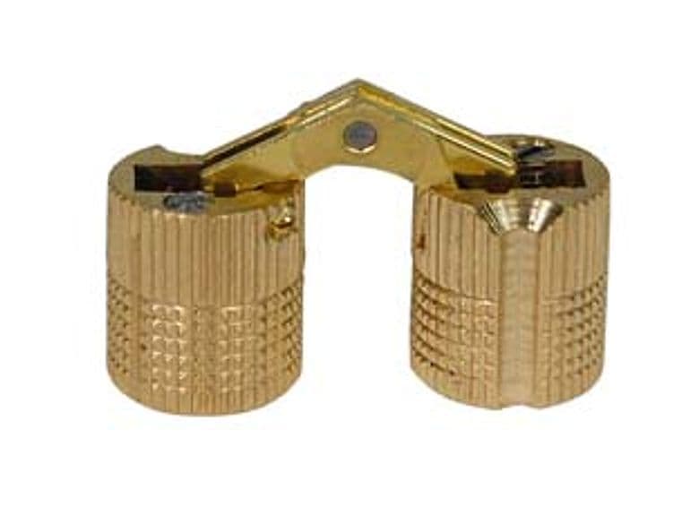 Cerniere Invisibili Cilindriche in Ottone Ø 14 mm 6 Pezzi