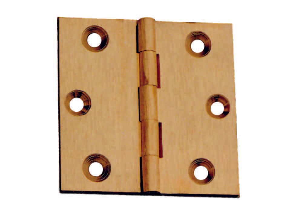 Cerniere Ottone Fresate Piane 35 MMX30 24 Pezzi - 2