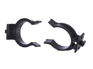 Ganci per Zoccolo Cucina in Plastica Nera Ø 28 mm 200 Pezzi - 2