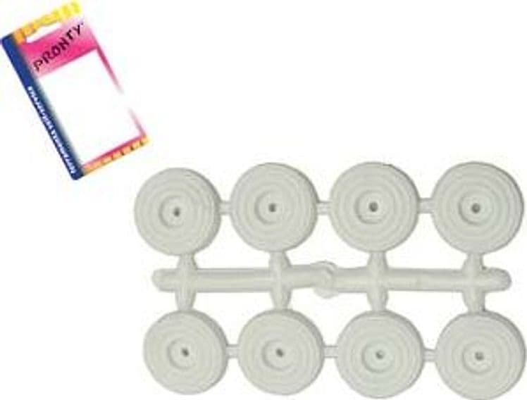 Paracolpi Sottosedie Bassi in Plastica Bianchi Ø 25 mm MMX5H 12 Blister - 2
