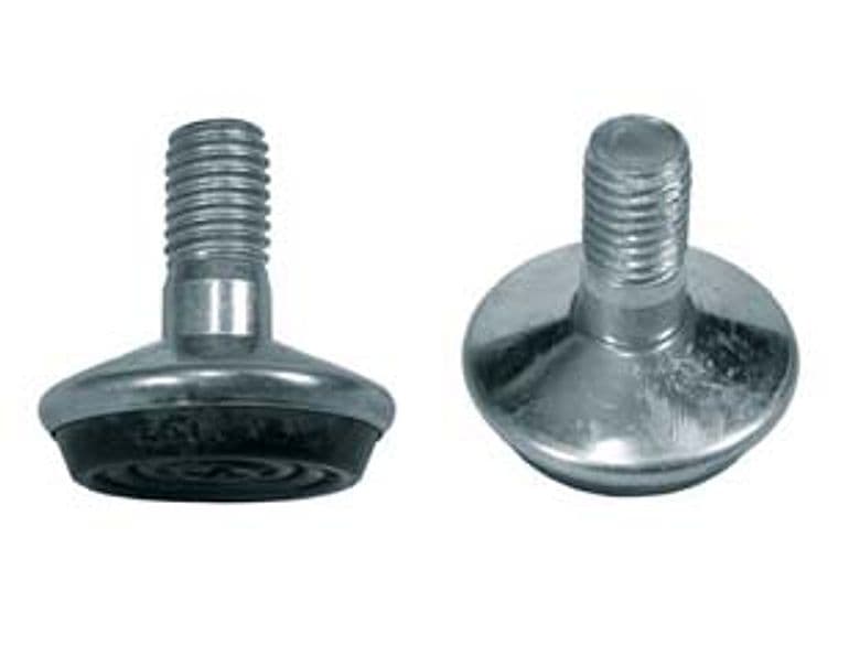 Piedino Registrabile Girevole Acciaio Nichelato Ø 10 mm Ma 25 Pezzi - 2