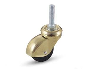 Ruote a Cuffia in Gomma con Perno 210B Ø 35 mm MMX18 Perno Ø 8 mm 4 Pezzi - 2