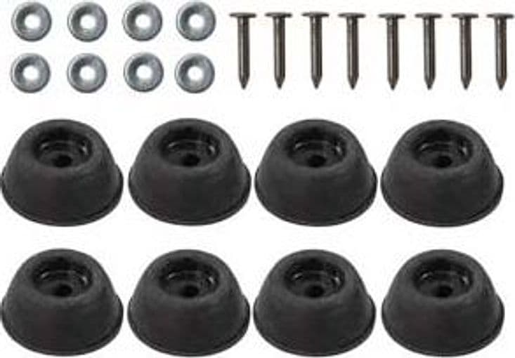 Paracolpi Conici Alti Neri Ø 20 mm MMX10H 50 Blister - 2