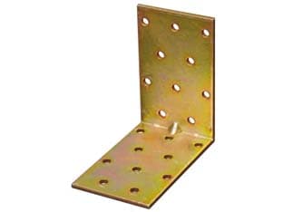 Piastra di Giunzione ad Angolo Pesanti Larghezza 50 mm 80 MMX80X50 25 Pezzi - 2