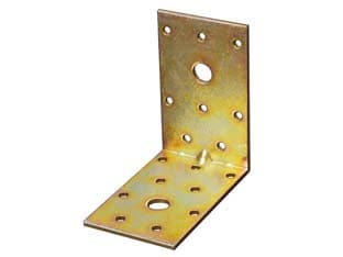 Piastra di Giunzione ad Angolo Pesante Larghezza 50 mm 80 MMX80X50 25 Pezzi - 2