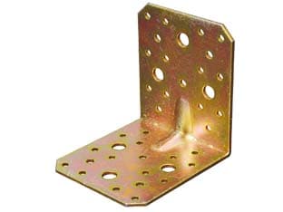 Piastra di Giunzione Piegata ad Angolo Pesante Larghezza 90 mm 100 20 Pezzi - 2