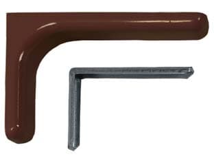 Reggimensole per Arredamento Marroni 120 Mm, Spessore 10 mm 2 Pezzi - 2