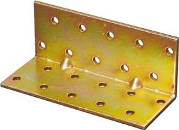 Piastra di Giunzione ad Angolo Pesante Larghezza 100 mm 60 25 Pezzi