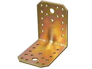 Piastra di Giunzione ad Angolo Pesante Larghezza 65 mm 85 MMX85X65 25 Pezzi - 2