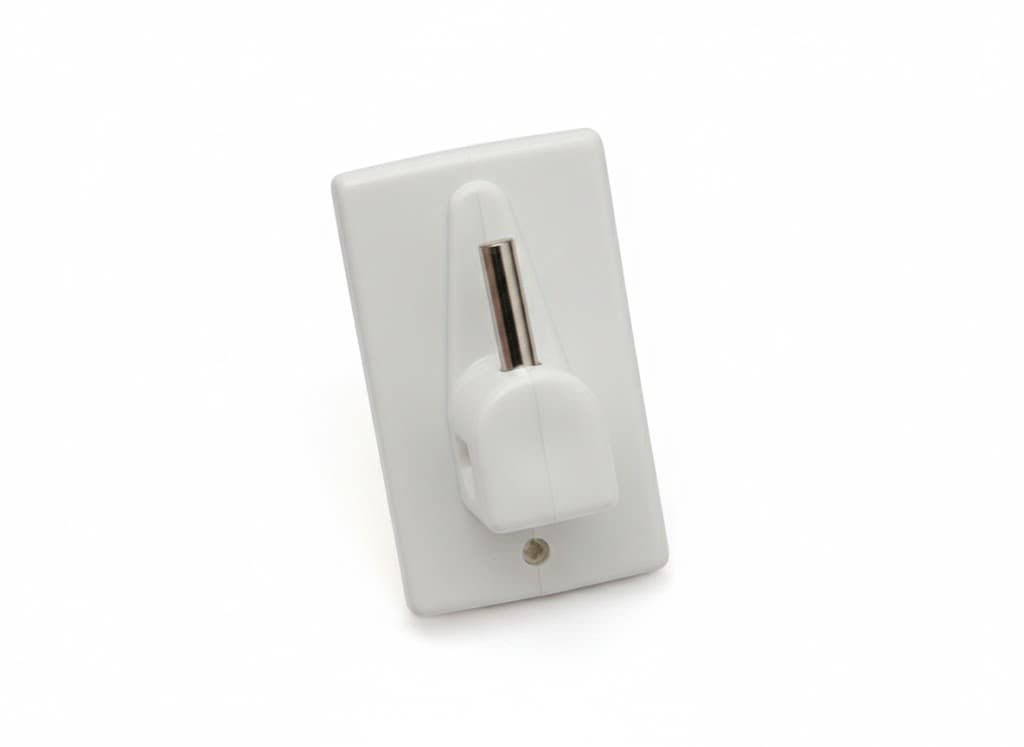 Gancio per Bris in Plastica in Blister Bianco, 32 MMX18, in BL.4 12 Blister - 2