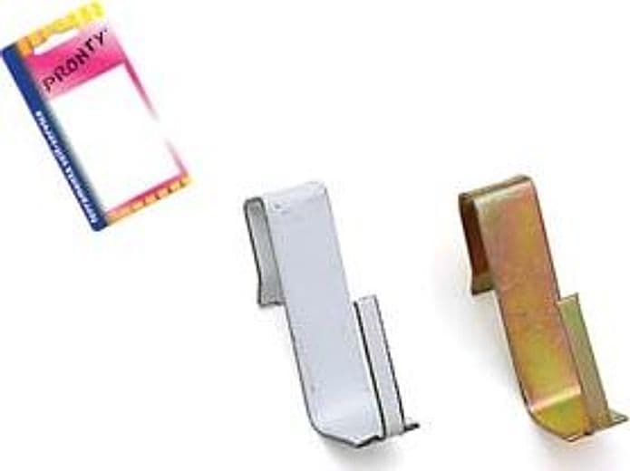 Ganci per Bris per Infissi in Alluminio in Blister Acciaio 12 Blister