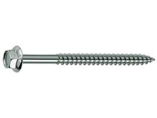 Vite Tirafondi per Legno Testa Esagono Ø 6 mm MMX120 Ambrovit 100 Pezzi - 2