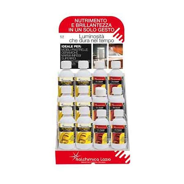 Espositore Vuoto per Olio Rosso Paglierino 12 Posti - 2