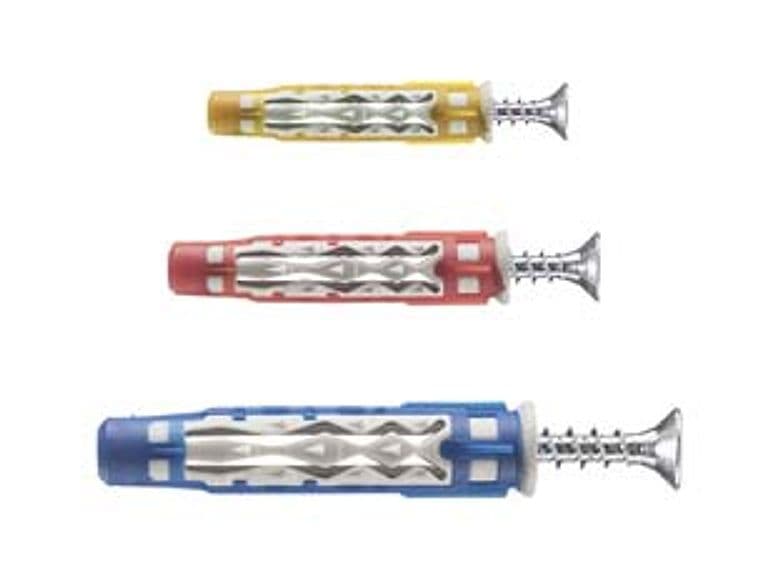 Tassello in Nylon Bi Material con Vite Tsp Bluefix Va Ø 5 mm 100 Pezzi - 2