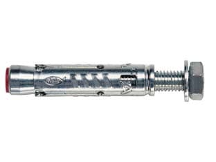 Tassello in Acciaio con Vite T.e. Tam Ø 8 mm Ma x 65 mm Tassello Ø 50 Pezzi - 2