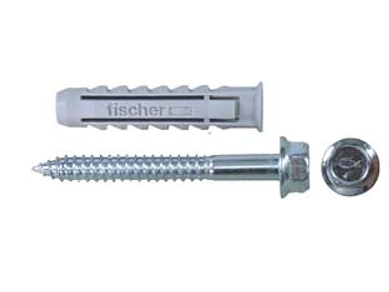 Tassello in Nylon con Vite Mordente Sx Bm SX8 Bm Ø 8 mm MMX40 100 Pezzi – Fischer