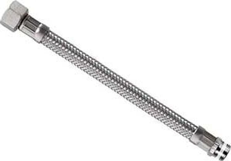Flessibile Inox Parigi M3/8 F1/2 Flexcore m 3/8 F 1/2 25 cm Parigi 5 Pezzi - 2