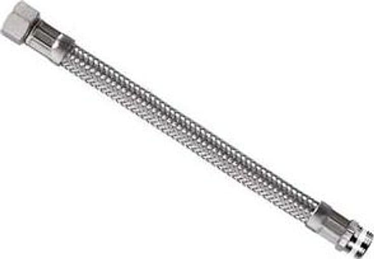 Flessibile Inox Parigi M3/8 F3/8 Flexcore m 3/8 F 3/8 cm 30 Parigi 5 Pezzi - 2