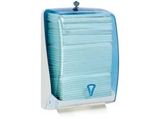 Distributore Carta Asciugamani Piegata a C 28,5 CMX13,5X37,5 Saniplast - 2
