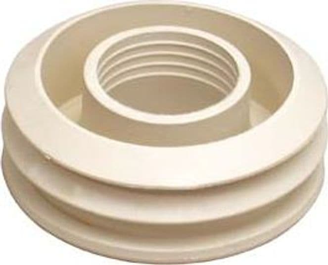 Morsetto WC in Gomma Bianca Ø 60 mm Esterno Ø 30 mm Interno 50 Pezzi - 2