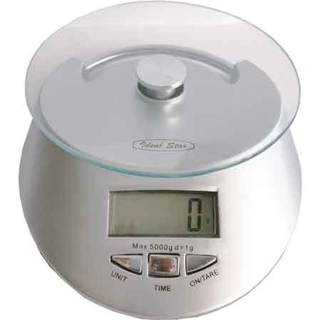 Bilancia Digitale Ideal Star in Vetro Capacità 5 kg - 2